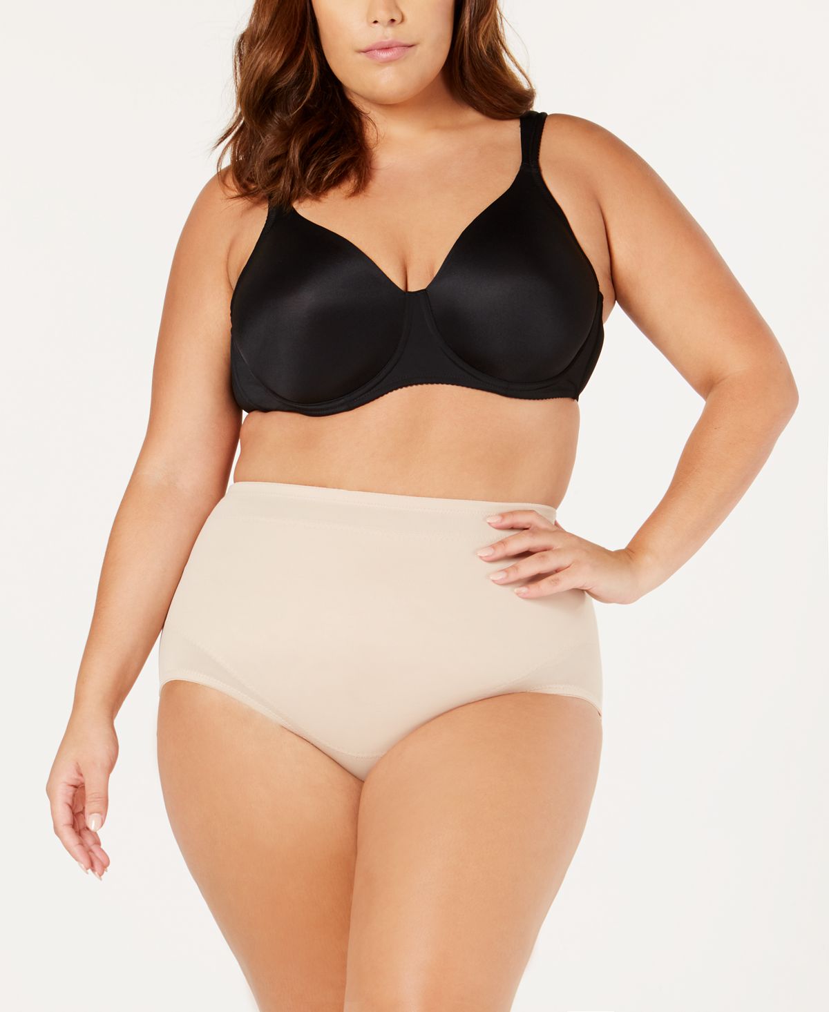 Miraclesuit Wo Plus Extra-firm Flexible-fit Brief 2934 Nude