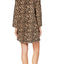 Miss Elaine Leopard-Print Brushed-Fleece Zip-Front Robe