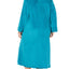 Miss Elaine PLUS Jade Velvet-Fleece Long Zip Robe