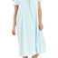 Miss Elaine PLUS Seafoam Tricut Flutter-Sleeve Nightgown