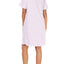 Miss Elaine Printed Brushed Terry Snap Front Robe in Lavender Vines
