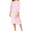 Miss Elaine Wo Brushed Back Satin Nightgown Pink