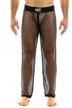 Modus Vivend Black Trapped Camo Fishnet Pants thumbnail 1