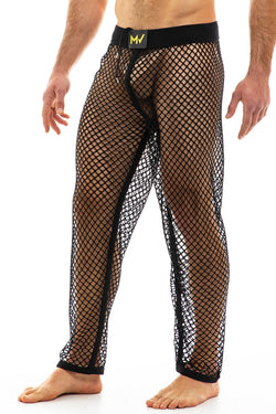 Modus Vivend Black Trapped Camo Fishnet Pants thumbnail 2