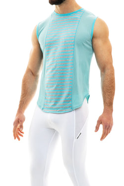 Modus Vivendi Aqua Pop Melange Sleeveless Tank thumbnail 2