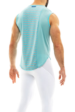 Modus Vivendi Aqua Pop Melange Sleeveless Tank thumbnail 3
