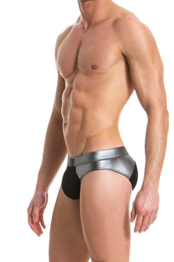 Modus Vivendi Black/Foil Nickel Tone 2 Tone Metallic Brief thumbnail 2