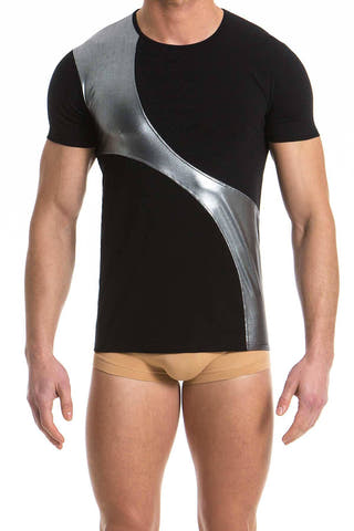 Modus Vivendi Black/Foil Nickel Tone 2 Tone T-Shirt