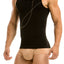 Modus Vivendi Black Handcrafted Metallic Tank Top