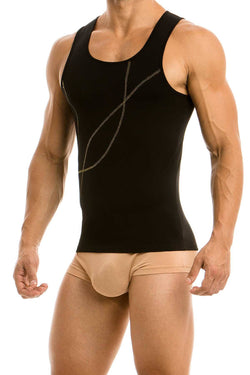 Modus Vivendi Black Handcrafted Metallic Tank Top thumbnail 2