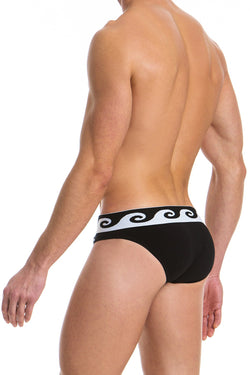 Modus Vivendi Black Iconic Low Rise Brief thumbnail 3