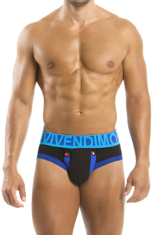 Modus Vivendi Black Leather Boost Brief