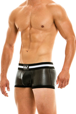 Modus Vivendi Black Perforated Vegan Leather Trunk thumbnail 1
