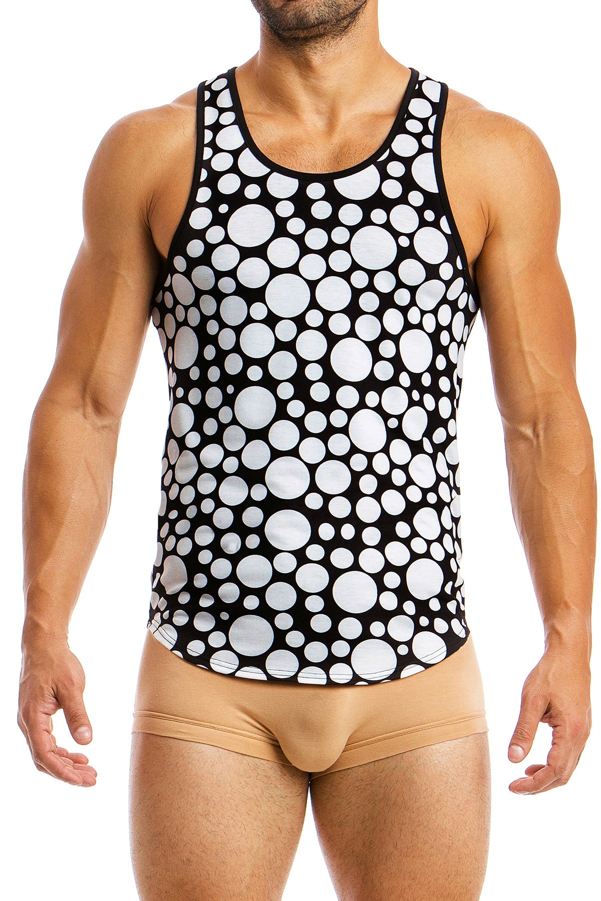Modus Vivendi Black PolkaDot Tank Top