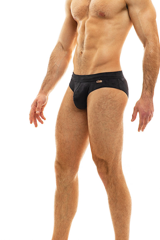 Modus Vivendi Black Suede Brief