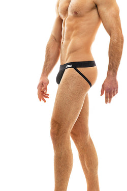 Modus Vivendi Black Suede Jockstrap thumbnail 3