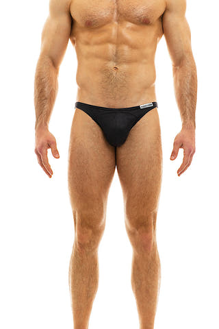 Modus Vivendi Black Suede Low Cut Brief