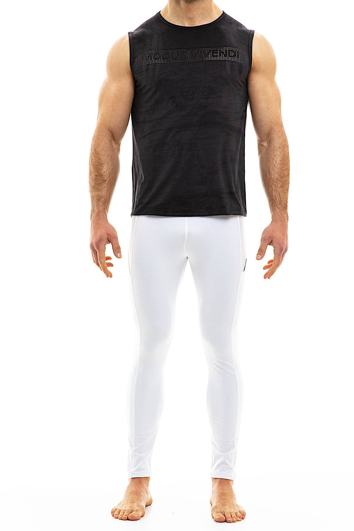 Modus Vivendi Black Suede Seamless Tank