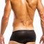 Modus Vivendi Black Tricky Convertible Brazil-Cut Swim Trunk