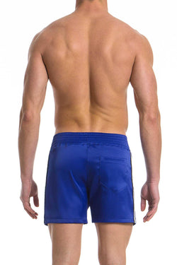 Modus Vivendi Blue 90's Hip-Hop Sweat Short thumbnail 3