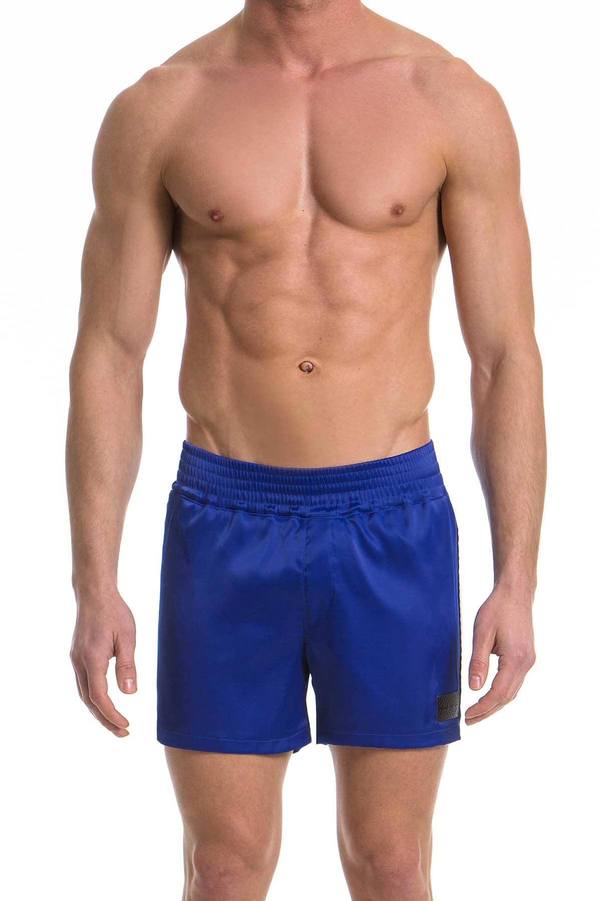 Modus Vivendi Blue 90's Hip-Hop Sweat Short