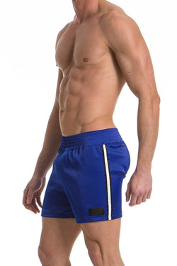 Modus Vivendi Blue 90's Hip-Hop Sweat Short thumbnail 1