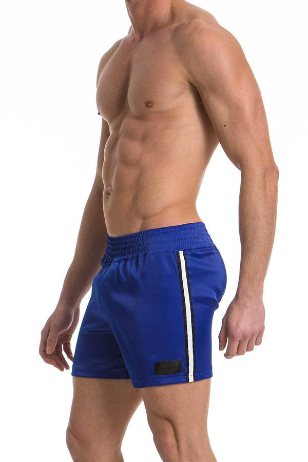 Modus Vivendi Blue 90's Hip-Hop Sweat Short
