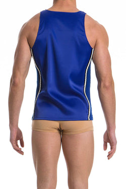Modus Vivendi Blue 90's Hip-Hop Tank Top thumbnail 3