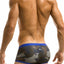 Modus Vivendi Blue-Camo Brazil-Cut Swim Trunk