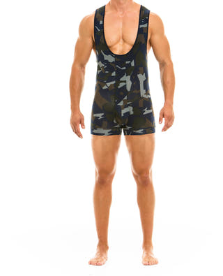 Modus Vivendi Blue Camo Desert Singlet