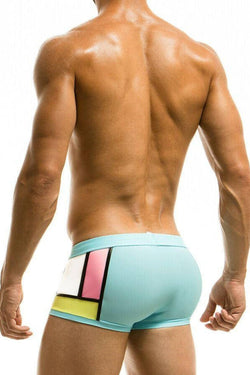 Modus Vivendi Blue Mondrian Brazil Cut Swim Trunk thumbnail 3