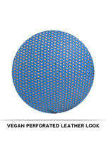 Modus Vivendi Blue Perforated Vegan Leather Backless Brief
