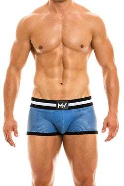 Modus Vivendi Blue Perforated Vegan Leather Trunk thumbnail 2
