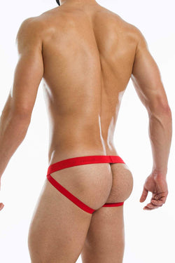 Modus Vivendi Blue/Red Floral-Lace Jockstrap thumbnail 3
