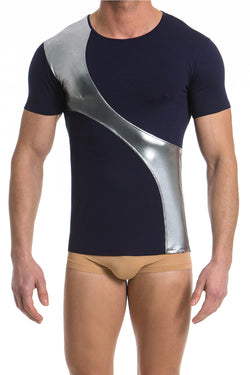 Modus Vivendi Blue/Silver Dusk2Dawn T-Shirt thumbnail 2