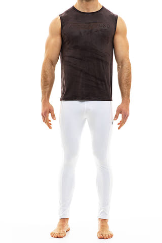 Modus Vivendi Brown Suede Seamless Tank