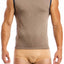 Modus Vivendi Camel Slub Sleeveless Top