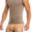 Modus Vivendi Camel Slub Sleeveless Top