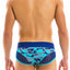 Modus Vivendi Camo C-Through Brief Aqua