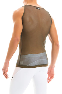 Modus Vivendi Camo C-Through Tanktop Khaki thumbnail 1