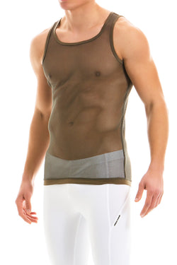 Modus Vivendi Camo C-Through Tanktop Khaki thumbnail 2