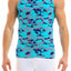 Modus Vivendi Camo Tank Top T Shirt Aqua