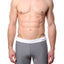 Modus Vivendi Carbon-Grey Melanze Biker-Style Swim Short