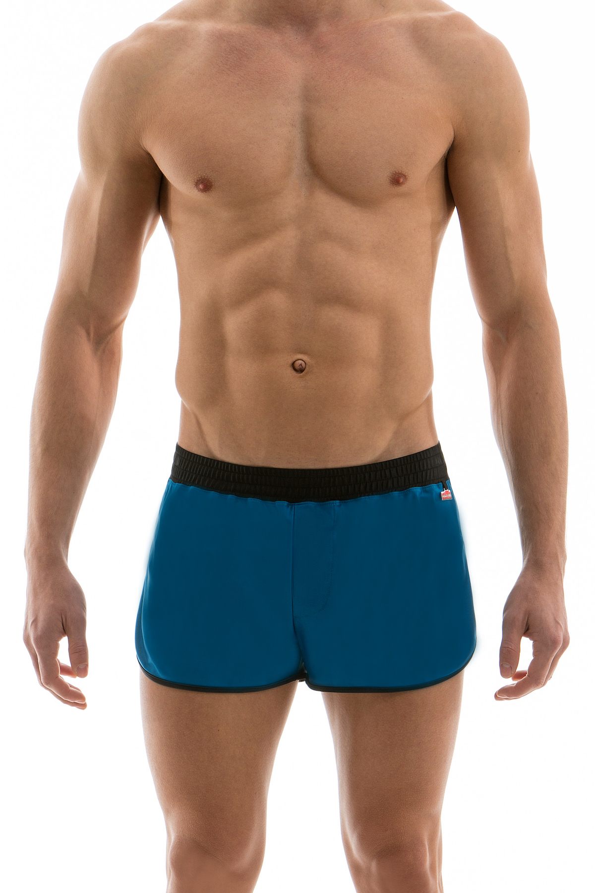 Modus Vivendi Cobalt/Black Elegant Jogger-Cut Swim Short