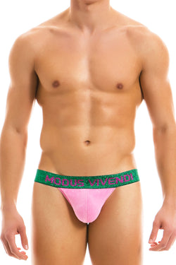 Modus Vivendi Fuchsia Floral Tanga Brief thumbnail 1