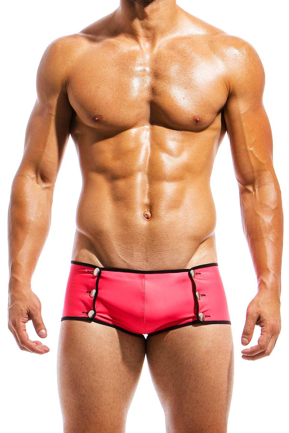 Modus Vivendi Fuschia Brazil-Cut Swim Boxer