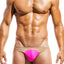 Modus Vivendi Fuschia/Nude Low-Cut Swim Brief