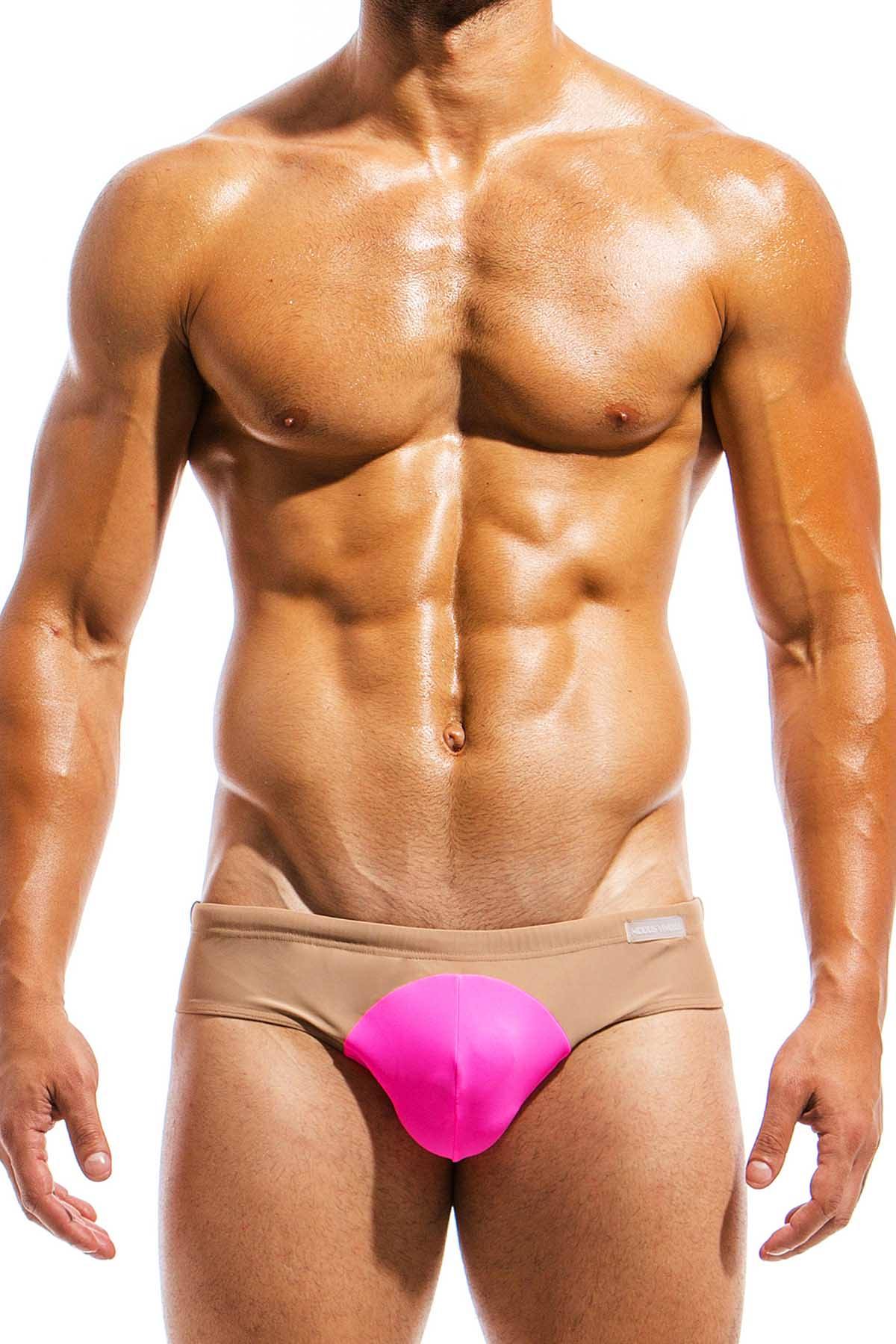 Modus Vivendi Fuschia/Nude Swim Brief