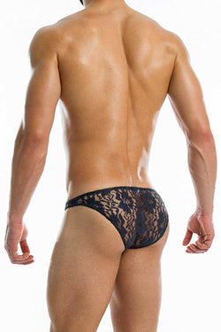 Modus Vivendi Grey Floral-Lace Low-Cut Brief thumbnail 3