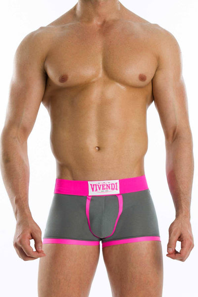 Modus Vivendi Grey Neon Boxer Brief